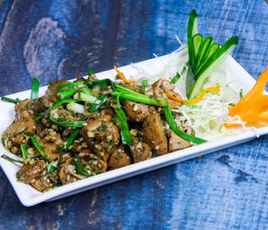 Mushroom Pepper Chilly