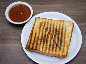 Chicken Tikka Cheese Grilled Sandwich