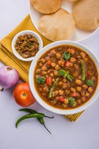 Poori Chola Masala Thali