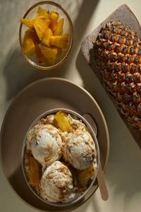 Caramelized Pineapple Ice Cream