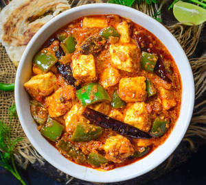 Kadai Paneer (Spicy) (Per Plate)