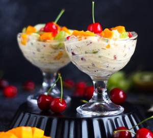 Fruits Salads Ice Cream