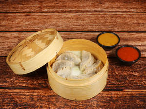 Chicken Mushroom Steam Momos