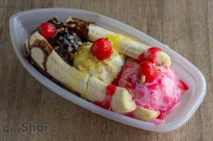 Banana Split Sundae