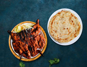 Chicken Al Faham Parota Combo - Half