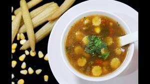 Baby corn Soup