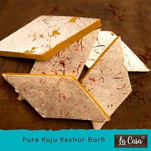 Kesar Kaju Katli - 100 gram/5pcs
