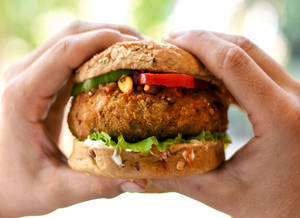 Protein Packed Chicken Patty Burger