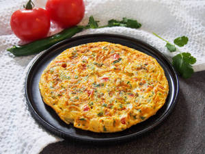 Masala Omelete (2 Eggs) + 2 Butter Toast