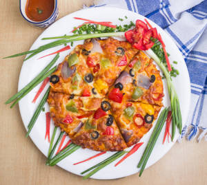 9" Medium Veggie Supreme Pizza