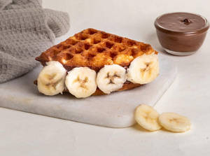 Banana Nutella Waffle Sandwich
