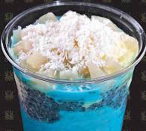 Pineapple Shake with Ice Cream