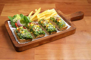 Open Chicken & Spinach Sandwich