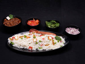 Tadka Rice With Chole