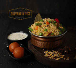 Mushroom -E- Subz Biryani [ Mushroom Biryani ]