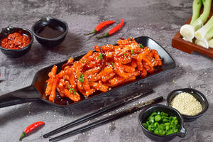 Honey Glazed Crispy Chilli Potato