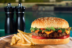 Chicken Kebab Burger