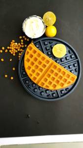 Lemon crunchy waffle