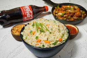 Paneer Chilly + Veg Fried Rice + Coke (600Ml)