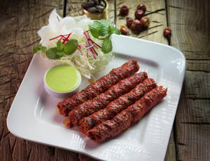 Mutton Seekh Kebab (4 Pcs)