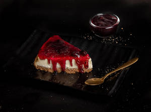 Blueberry Cheesecake Slice