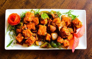 Chilly Paneer ( 6-7 Big Pieces)