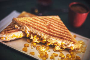 Corn & Cheese Sandwich