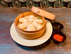 Corn Spinach Dim Sum (6 Pcs)