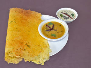 Rava onion masala dosa