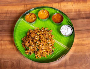 Chicken Kothu Parotta + N V Gravy