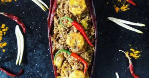 Mochar Chingri (prawns)