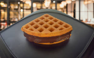 Belgian Dark Chocolate Waffle