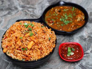 Chicken Manchurian Fried Rice