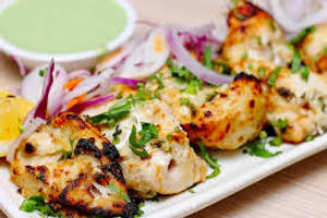 Afghani Chicken Malai Tikka ( Boneless 6 Pcs)