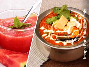 Kadai Paneer + Watermelon Juice