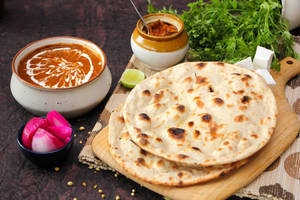 Dal Makhni With Tandoori Roti (2 Pcs)