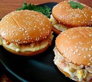 Boiled Egg Burger