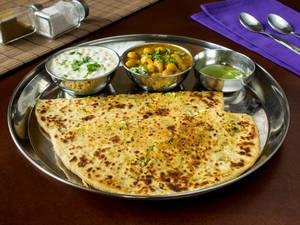 Onion Paneer Paratha