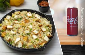 Paneer Fried Rice + Coke