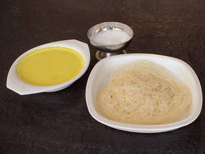 Peni With Hot Badam Milk