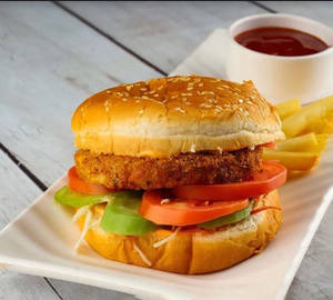 Chicken Snacker Burger Meal