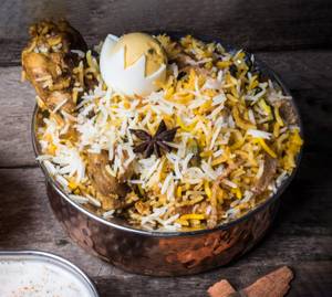 Chicken Leg Biryani Half