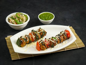 Cheese Stuffed Mushroom Tikka
