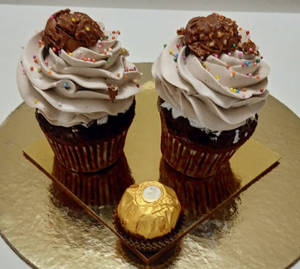 Ferrero Rocher Cupcakes