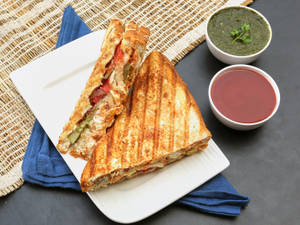 Paneer Veg Club Sandwich