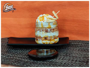 Banana Salted Caramel Waffle Jar