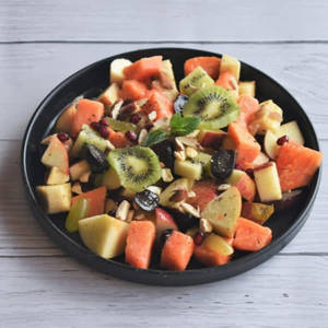 Fresh Fruits, Seeds And Nuts Salad