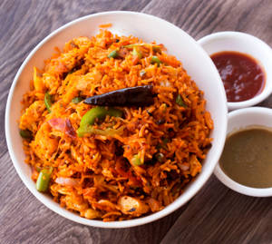 Schezwan Chicken Fried Rice