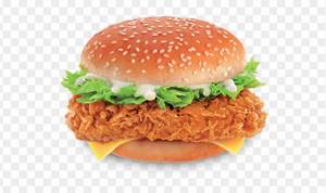 Cheesy Chicken Zinger Burger