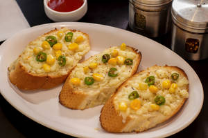 Chilli Corn Garlic Bread